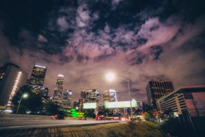 View of LA skyline