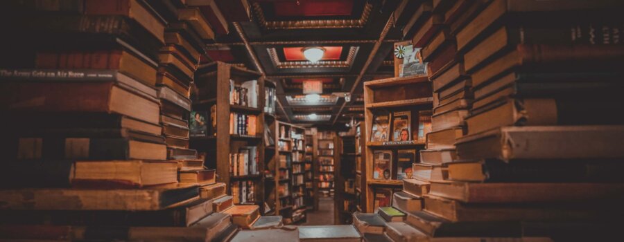 Book hole in The Last Bookstore