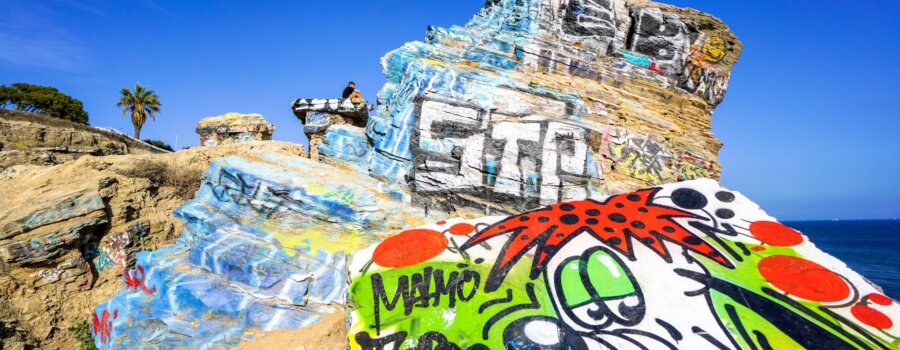 Sunken City Graffiti Art