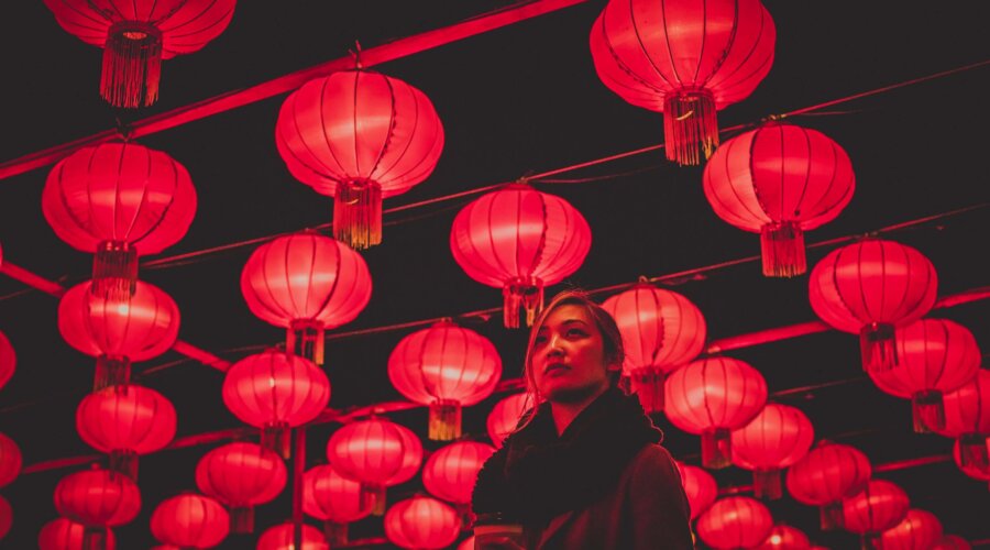 Moonlight Forest Chinese Lanterns