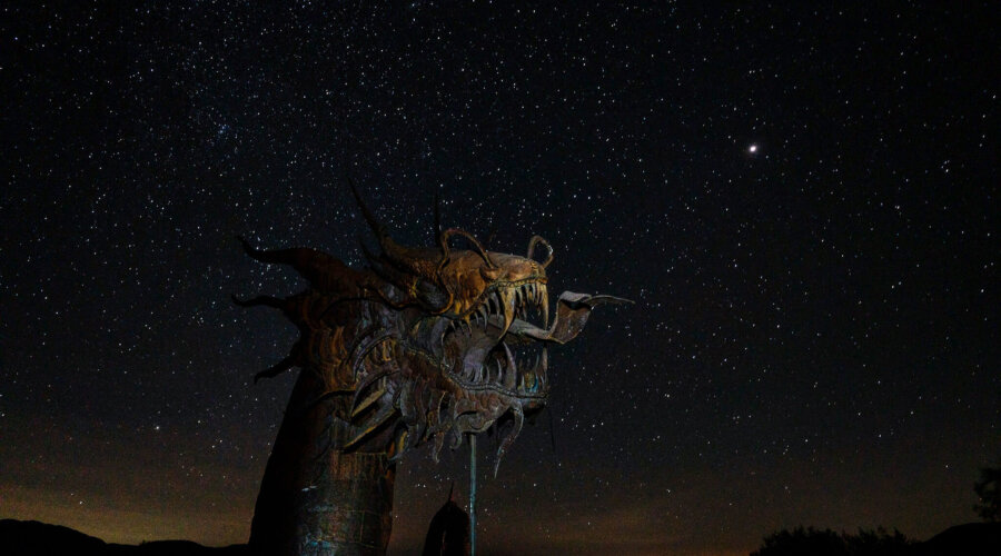 Borrego Springs Night Photography Serpent