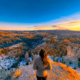 Bryce Point in Winter at Bryce Canyon National Park