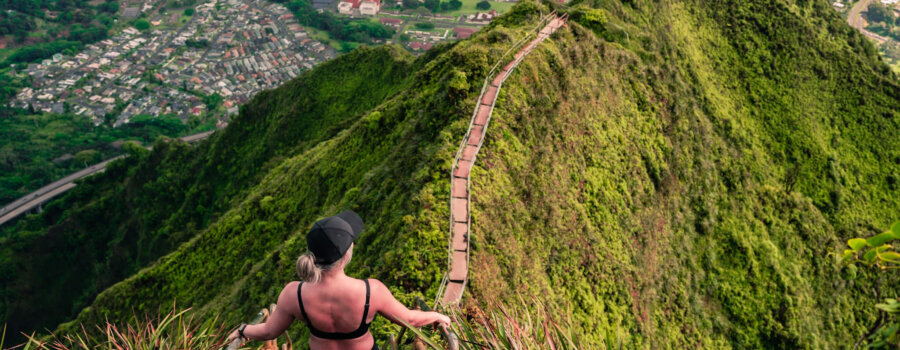 Hiking Stairway to Heaven the Back (Much Longer) Way