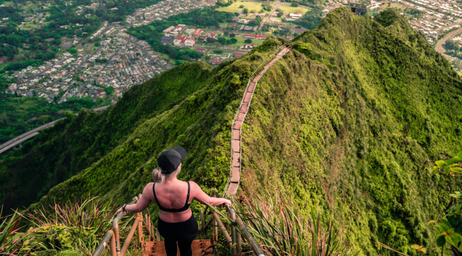 Hiking Stairway to Heaven the Back (Much Longer) Way